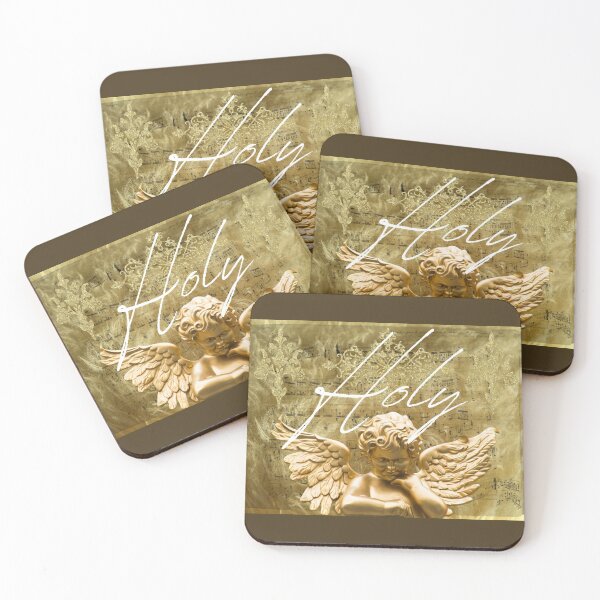 Item preview, Holy Golden Angel Cherub With Collage Background Design designed and sold by EarthArtDesigns.