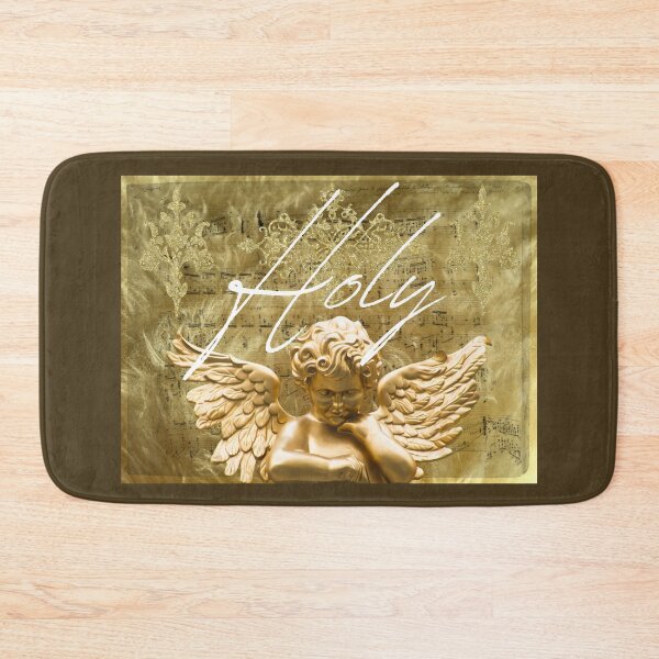 Item preview, Holy Golden Angel Cherub With Collage Background Design designed and sold by EarthArtDesigns.
