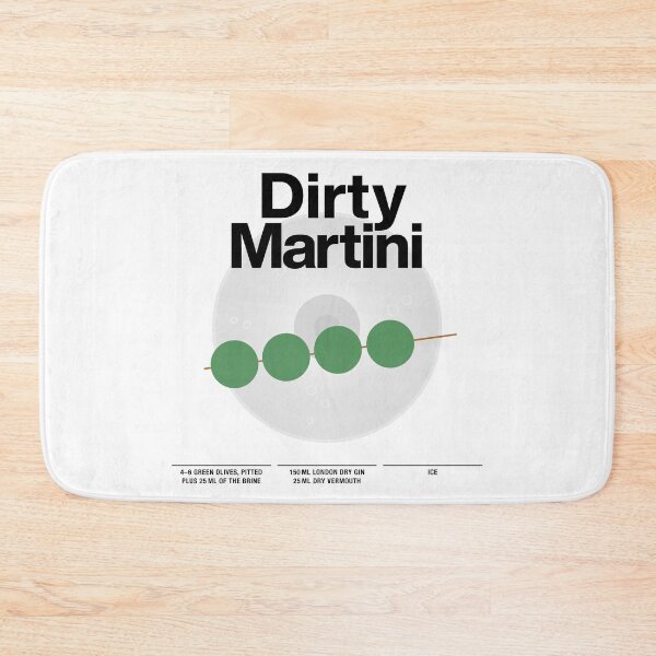 Item preview, Cocktail mixology for the house bar "Dirty Martini" designed and sold by TrueType.