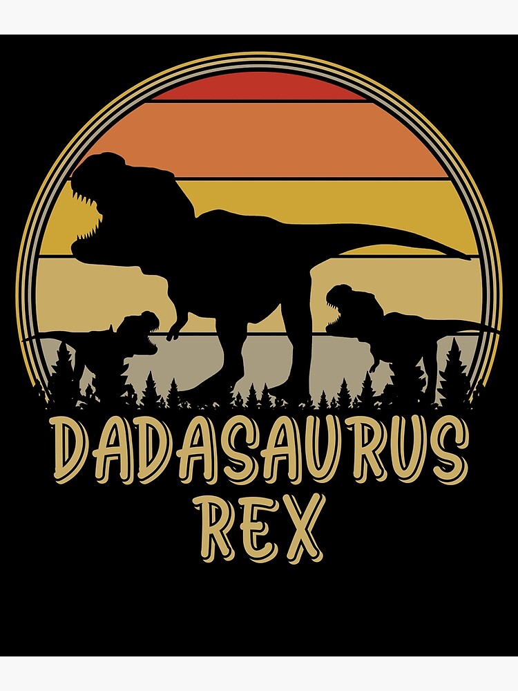 Dadasaurus Dinosaur Dad Daddy Rex American Flag Dada Saurus Gift