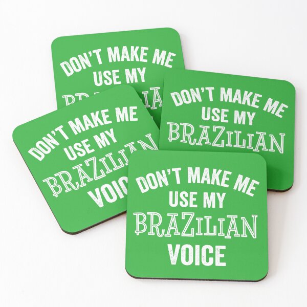Item preview, Funny Brazilian Brazil Accent Ancestry Portuguese Voice Gift designed and sold by carlhunt99.