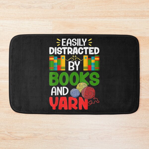 Item preview, Yarn Collector Gift Book Lover Reader Knitter Distracted TShirt137 designed and sold by ayeshacl.