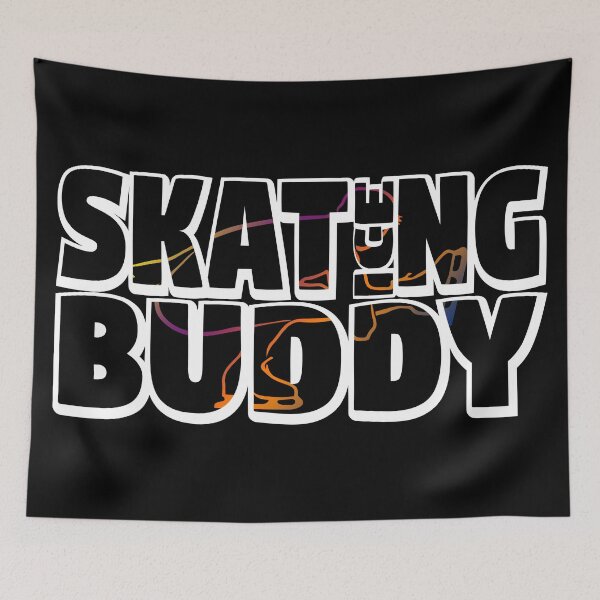 Item preview, ICE SKATING BUDDY - COOL FIGURE SKATER designed and sold by KoolDsignsDANCE.