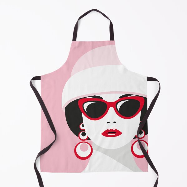 Item preview, Retro Vintage Fashion Poster of 1950's Woman Wearing a Cloche Hat & Sunglasses. designed and sold by DDoodleDesigns.