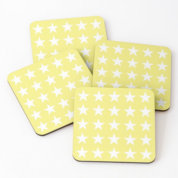 Item preview, Medium WHITE and YELLOW STARS  designed and sold by RachelMacht.