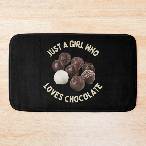 Item preview, Girl Who Loves Chocolate June July Cute Funny Shirt Sweet Dessert Laugh Joke Food Hungry Snack Gift Sarcastic Happy Fun Introvert Awkward Geek Hipster Silly Inspirational Motivational Birthday Present designed and sold by EpsilonEridani.