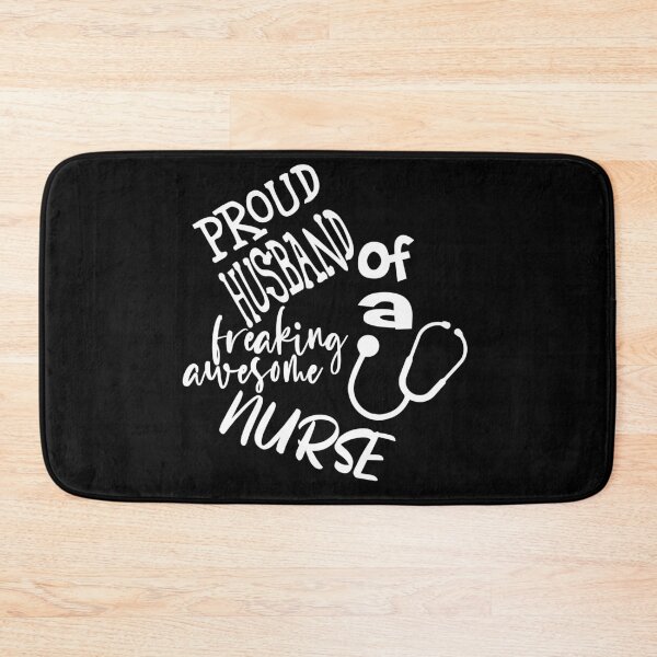 Item preview, Proud Husband Of Nurse (Stethoscope White) designed and sold by superdumb70.