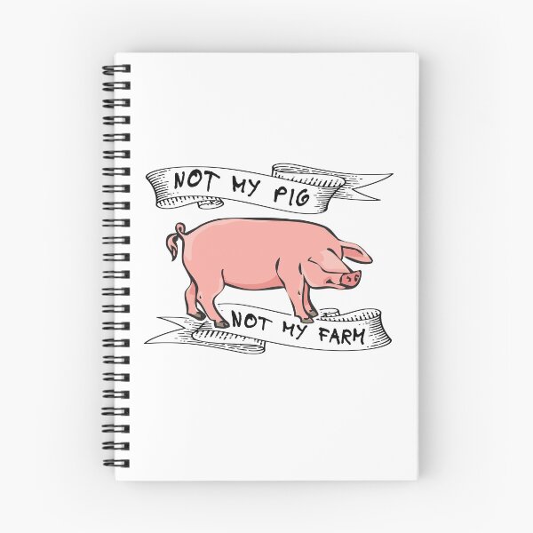 Item preview, not my pig not my farm designed and sold by DisenyosDeMike.
