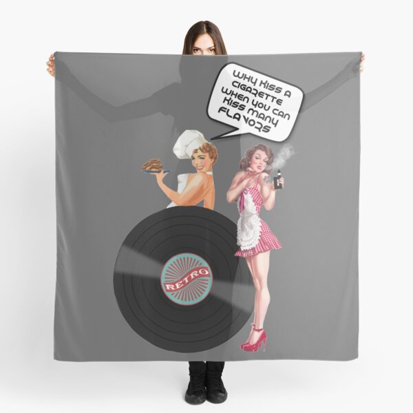 Sexy Pinup Girls Vape Ejuice Donuts Scarf