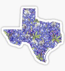 Texas Flowers Sticker