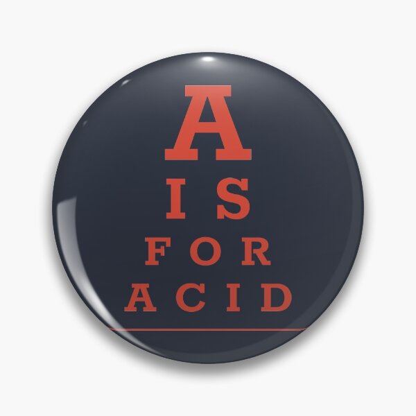 Item preview, Pop culture eye chart - A is for acid designed and sold by Popalt.