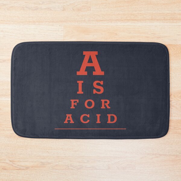 Item preview, Pop culture eye chart - A is for acid designed and sold by Popalt.