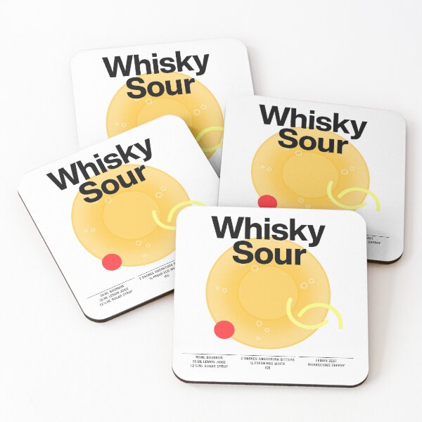 Item preview, Cocktail mixology for the house bar "Whiskey Sour" designed and sold by TrueType.