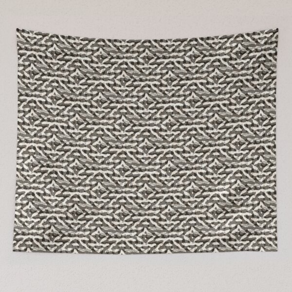 Item preview, Textured Tribal Pattern - Stone designed and sold by TextileInstinct.