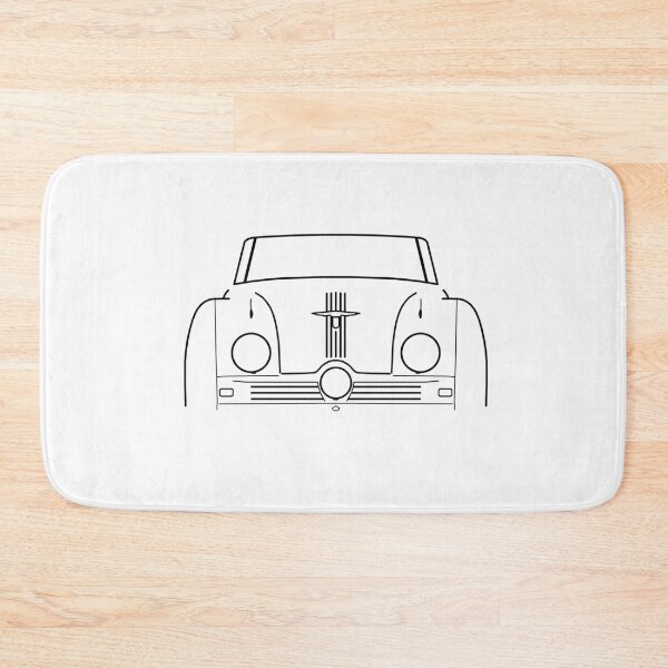 Item preview, Austin A90 Atlantic classic 1940s British car black outline graphic designed and sold by soitwouldseem.
