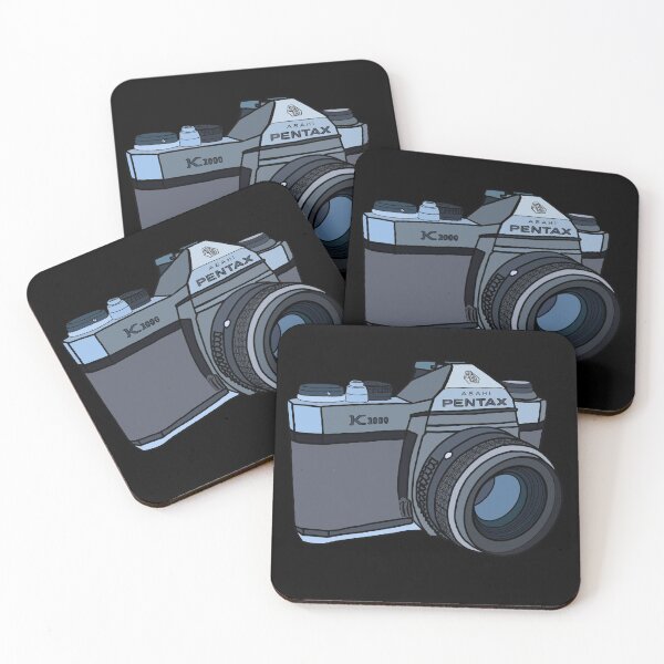 Item preview, Blue Pentax film camera designed and sold by katkinggross.