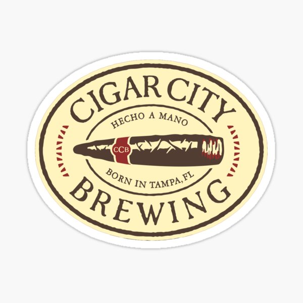 BURNT CITY BREWING CO Chicago Diversey black STICKER decal craft beer brewery 