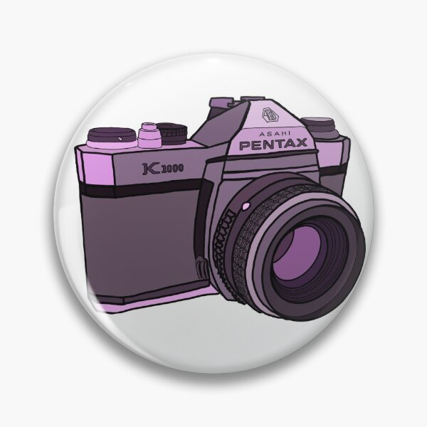 Item preview, Purple Pentax film camera designed and sold by katkinggross.