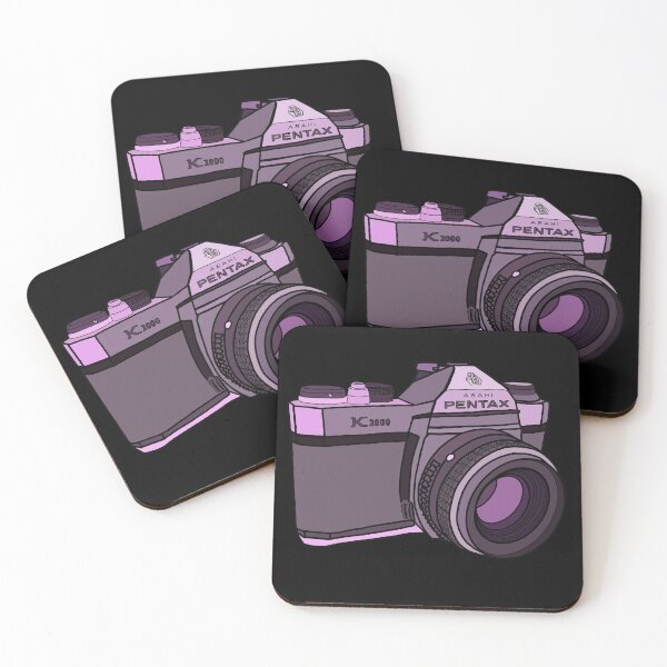 Item preview, Purple Pentax film camera designed and sold by katkinggross.