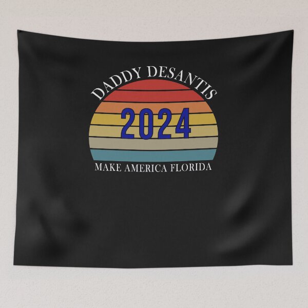 Item preview, Funny Daddy 2024 Desantis Make America Florida Flamingo Election,father's day designed and sold by AlexyArtDesign.