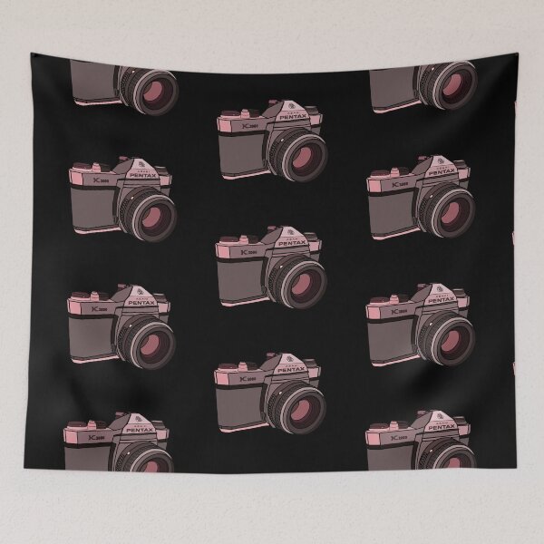 Item preview, Pink Pentax film camera designed and sold by katkinggross.