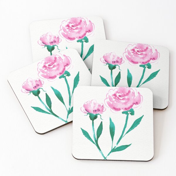 Item preview, Graceful Beauty Botanical Watercolor Pink Flowers  designed and sold by Irina Sztukowski.