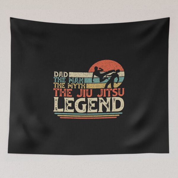 Item preview, Jiu-jitsu DAD THE MAN THE MYTH THE JUI JITSU LEGEND designed and sold by DreamColor.