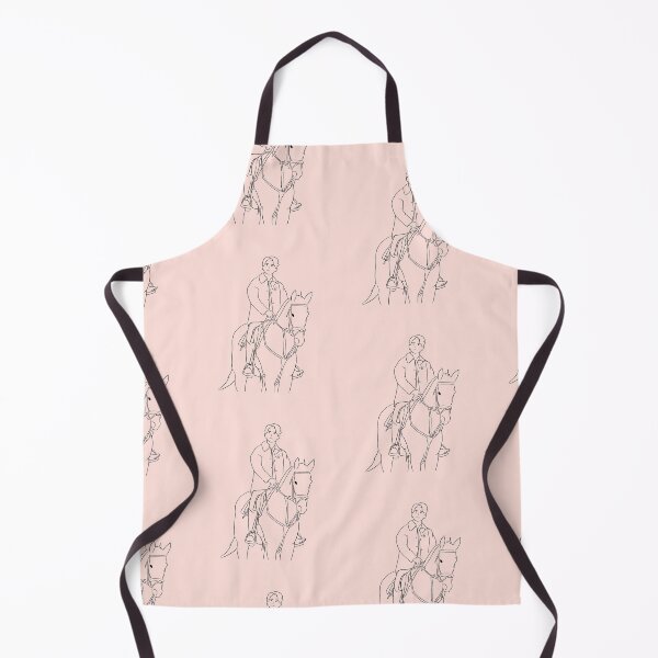 Item preview, Pink Line Art Vincenzo Cassano riding a horse designed and sold by cimong.
