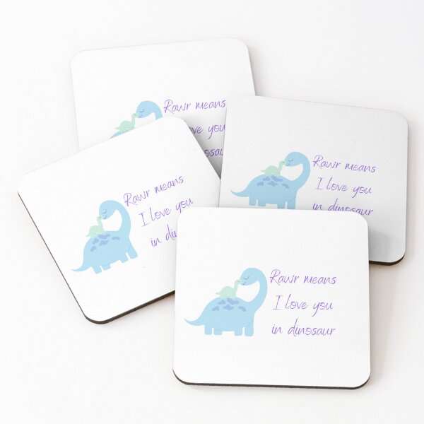Item preview, Rawr Means I Love You In Dinosaur designed and sold by BrokenArt83.