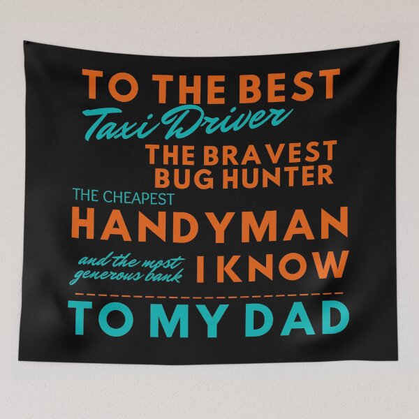 Item preview, To Best Taxi Driver To My Dad designed and sold by dreamofdenim.