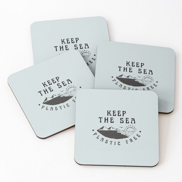 Item preview, keep the sea plastic free - marine conservation  designed and sold by foreco design.