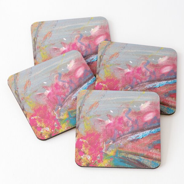 Item preview, Countryside landscape, blooming pink bushes, height grass, wildflowers, flowers meadow,  designed and sold by NessArtByEwa.