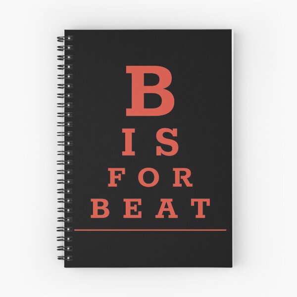 Item preview, Pop culture eye chart - B is for Beat designed and sold by Popalt.