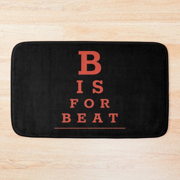 Item preview, Pop culture eye chart - B is for Beat designed and sold by Popalt.