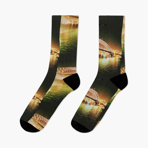 Item preview, Sydney Harbour Bridge at Night  designed and sold by Mia  Muze.