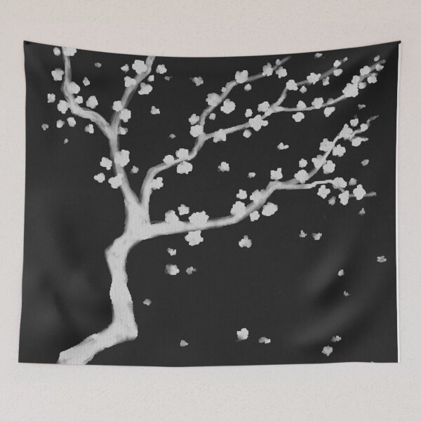 Item preview, White Blossom Night Sky designed and sold by JzArt.