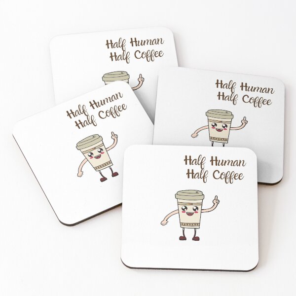 Item preview, Half human Half coffee designed and sold by Yellowsprint.
