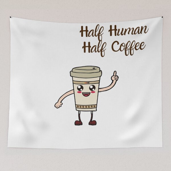 Item preview, Half human Half coffee designed and sold by Yellowsprint.