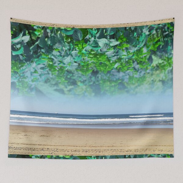 Item preview, Durban beach flowered green designed and sold by Weather gifts .