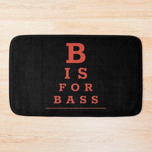 Item preview, Pop culture eye chart - B is for bass designed and sold by Popalt.