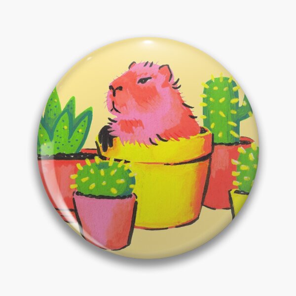 Item preview, Capybara and photosynthetic friends designed and sold by studioemrose.