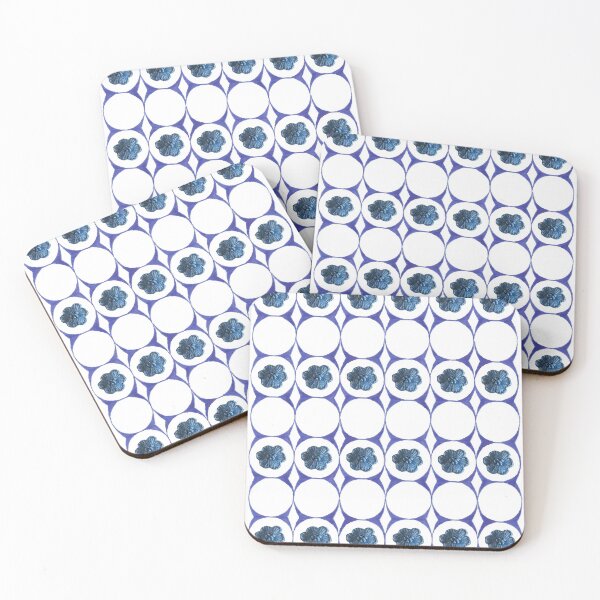 Item preview, Blue geometric template (Mod 2) designed and sold by ideiarte.