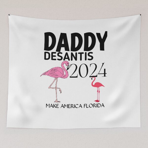 Item preview, Daddy 2024 Desantis Make America Florida Flamingo Election designed and sold by The Nova Prints .