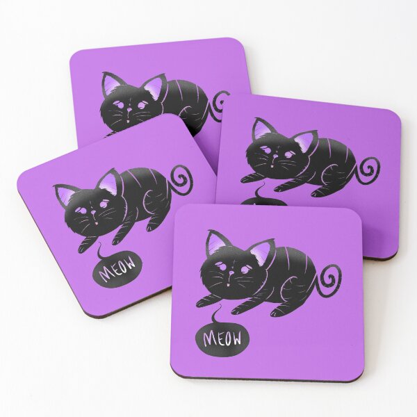 Item preview, Purple Meow designed and sold by pardonmyjargon.