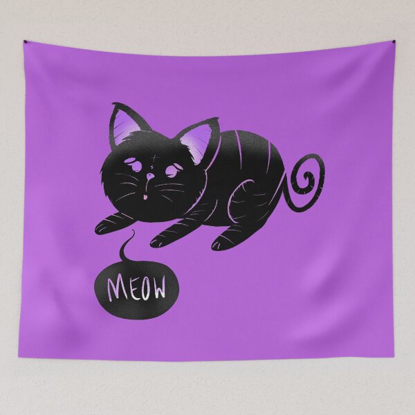 Item preview, Purple Meow designed and sold by pardonmyjargon.