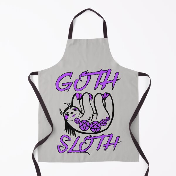 Item preview, Goth Sloth gothy sloth with pentagrams designed and sold by toastygoat.