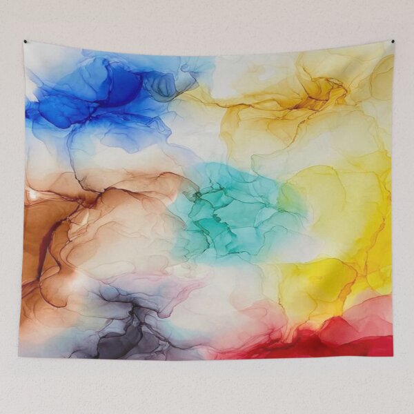 Item preview, Color Explosion 2 - Alkohol Ink Art  designed and sold by ApArtPaintings.