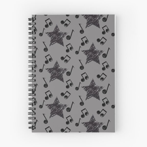 Item preview, Black star surrounded with the music notes designed and sold by Artist1993.