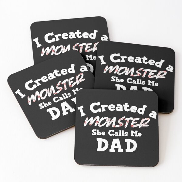 Item preview, Funny quotes I Created A Monster She Calls Me Dad designed and sold by KO-Design.