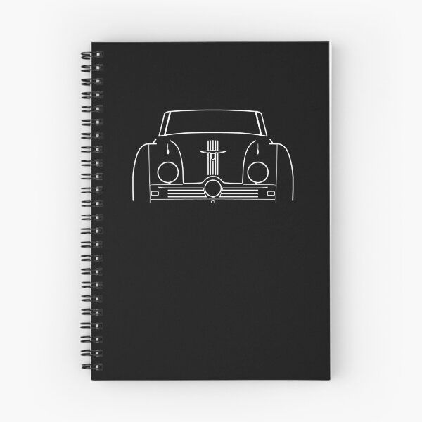 Item preview, Austin A90 Atlantic classic 1940s British car white outline graphic designed and sold by soitwouldseem.
